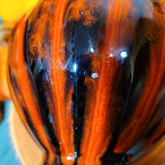 🍂 20% OFF Drip Glaze Pottery Set Pitcher Creamer Sugar Bowl Midcentury Vintage - Picture 14 of 14